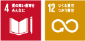 4質の高い教育をみんなに 12つくる責任つかう責任